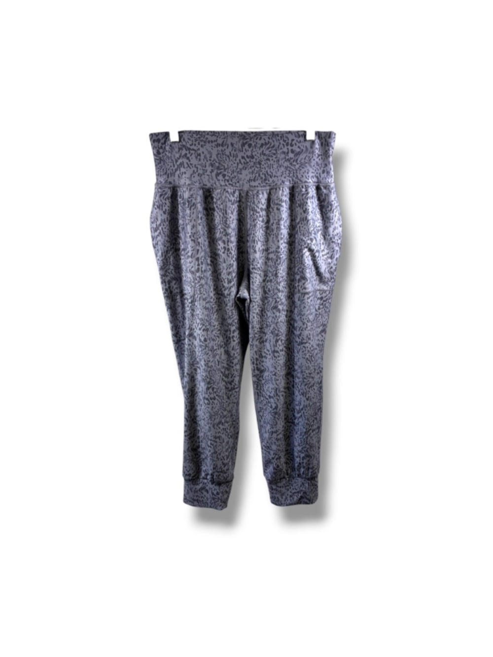 Athleta Salutation Crop Jogger in Gray Printed Size L